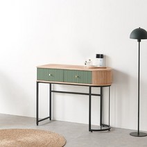 히트가구 [착불] E710 템바보드 스틸 화장대 3colors, 오크