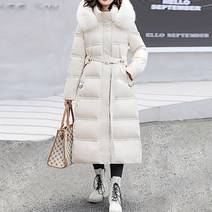 마이시즌 여성용 슈슈 헤이즐링 롱 패딩