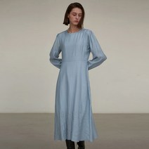 닉앤니콜 SHIRRING STRAP DRESS_SKY BLUE