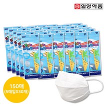 [일양약품] [배송비 체험단] 식약처허가 의약외품 국산 KF-AD 비말차단 어린이 소형 마, MODEL:일양_KFAD_3D_소_5매x30(150장), 상세 설명 참조