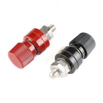 접지터미널 어스단자 바나나잭 구미 전원 패널 8 6MM, 1-블랙단자6mm, 1-블랙단자6mm