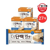 빙그레 더단백 프로틴바 27개입 마일드바 아몬드쿠키, 더단백 마일드바 아몬드쿠키 27입