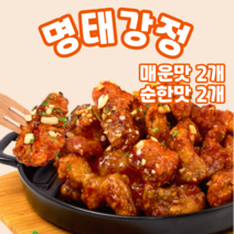 [명인] 속초 코다리 명태 강정 500g 순한맛+매운맛, 4개