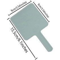 휴대용손거울 도매 메이크업 거울 손 개최 광장 사용자 정의 로고 매일 핑크블랙화이트 작은, style17+5pcs