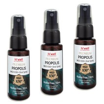 굿소일직구 Hiwell 프로폴리스 MGO830+ 마누카 Spray 90ml, 마누카꿀 포함 플로폴리스 구강스프레이