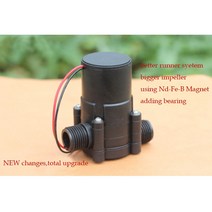 새로운 수력 발전기 마이크로 휴대용 물 충전기 흐름