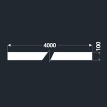 심리스 스플라이스 led 울트라 브라이트 오피스 매장 샹들리에조명, T10-커스텀(소장 400cmx 와이드, 기본