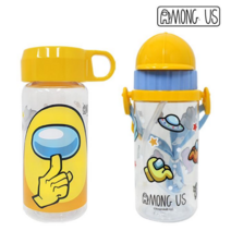 어몽어스 보틀 어린이집 유치원 초등학교 초등학생 물통 물병 350ml 380ml, 손잡이형 380ml