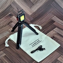 캠팸 키체인 랜턴 + 삼각대 + 면파우치 풀세트 티탄실버 몬스터 랜턴, 랜턴+삼각대세트