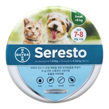 [틱리스] 세레스토 강아지 진드기 예방 목걸이 소형견용, 1개