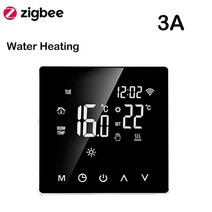 Tuya 스마트 지그비 온도 조절기 온도 컨트롤러 허브 필수 물/전기 바닥 난방 물 지원 Alexa Google 홈, 03 GAS Heating
