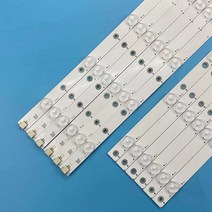 키트 12 PCS LED 백라이트 스트립 50PUH6400 50PUF6061 500TT67 V2 500TT68 CL2K15D2P5500D612V1 R L