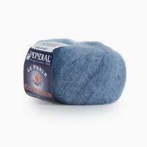 쎄비 몬디알 키드 모헤어실 20g 1볼 슈퍼키드모헤어 합사용의류실, 142.블루문, 196m, 1개