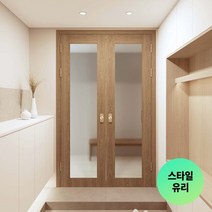 리바트키친 우디 여닫이 중문 양개형 1201~1500 스타일유리, 없음