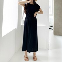바보사랑 잇걸탄생 롤업민소매 롱스커트세트(set816) .드레스날다