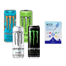 몬스터 망고로코 파라다이스 울트라 그린 355ml 4종 각3입 총12입 MSD마스크팩