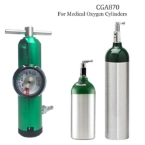 브라질 CGA540 미국 0-4 LPM 산소 탱크 유량계 의료용 오존 발생기 O2 레귤레이터, 02 CGA870