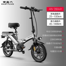 가벼운자전거 중학생 입문용자전거 접이식 전기 14 인치 미니 배터리 자동차 소형 전동 스쿠터 리튬, 16ah 55-65Km, 01 Gray