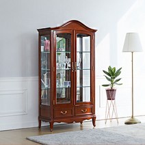 [더리체] [착불상품] 수입가구 셀리나 엔틱 양문 장식장, 없음