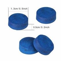 당구 큐대 가방 케이스 스누커 큐 팁 테이블 스틱 액세서리 하드 포인트 mm 개, 2.파란  10mm