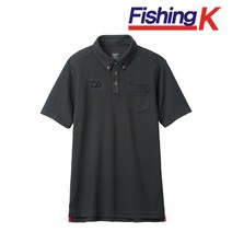 다이와 한국 다이와정품 반팔셔츠 DE-6507 슈퍼피싱, 블랙 L ※특가상품 반품불가)