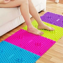 혈액순환 마사지매트 건강관리 발바닥 발지압판 발매트 지압발판, 지압발판 퍼플, 지압발판 퍼플