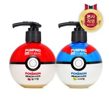 리치 포켓몬볼 키즈 펌핑치약 250g (딸기 사과 2종 택1) x 1개, 리치 포켓몬볼 키즈 펌핑치약 250g(사과향)
