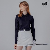 [PUMAGOLF] 22FW 푸마골프 소프트웜셀 여성 긴팔 카라티 3컬러 택1