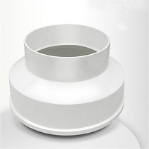 ABS PVC 75-250mm HVAC 덕트 감속기 스트레이트 인라인 가열 냉각 환기 팬 어댑터 커넥터, 10 ABS  200-150