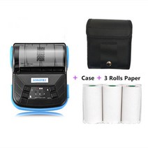 휴대용프린터 핸드 프린터 미니 라벨기 JP MTP3 80mm 블루투스 4.0 안드로이드 POS 영수증 열 프린터 빌 기, 01 WHITE_02 미국 플러그