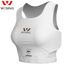 주짓수도복 소요롤 불테리어 다오유도복 뱅가드 태권도복Wesing 여성 가라데 태권도 가슴 보호대 MMA 권투