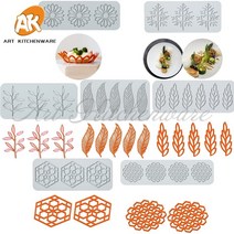 모양틀 입체 두꺼운 월병 데이지 앰프 잎 디자인 실리콘 케이크 레이스 금형 케이크 도구 테두리 레이스 금형 주방 베이킹 도구 몰드 가정용 베이킹, lfm-102