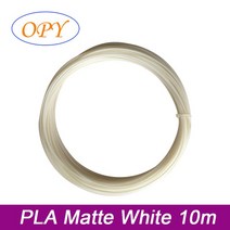 필라멘트 PLA 3d 프린터 소모품 재료 펜 리필 미터 플라스틱 실크 대리석 빛나는, 플라 매트 화이트 10m, 중국