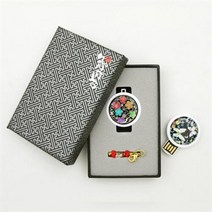 아트박스/아리랑 아리랑 소마플러스 화이트 자개 USB 64GB, 매화핑크