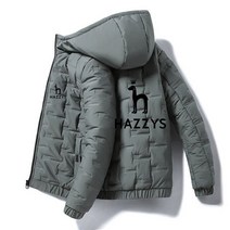 HAZZYS 남성용 두꺼운 면 패딩 퀼트 재킷 야구 재킷 따뜻한 코트 스트리트 패션 코트 하라주쿠