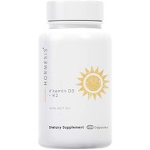 유기농비타민d 액상 임산부 어린이비타민d MCT 코코넛 오일이 포함된 Hormesis 비타민 D3 K2 60캡슐2개월분, 단일수량, 단일개당 용량/중량/정