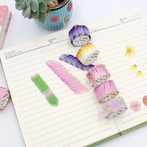 끈적종이 마스킹테이프 꽃잎스티커 디자인테이프 디자인테이프 만들기재료 마스킹 꽃잎 테이프 장미꽃