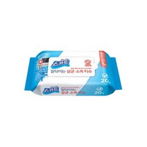 유한킴벌리 스카트 잘닦이는 살균 소독 티슈 (20매/60매), 20매, 1개