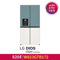 [LG][공식인증점] DIOS 오브제컬렉션 매직스페이스 얼음정수기 냉장고 W823GTB172 (820L), 폐가전수거있음