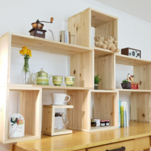 제미나 원목 공간 박스 수납장 우드 수납정리 공간활용 수납 틈새 인테리어 모듈 정리함 책장 책꽂이 리빙, 소형