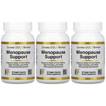 2+1 캘리포니아골드 뉴트리션 메노포즈 서포트 Menopause Support 참당귀 베지 캡슐 30정, 1개, 기본