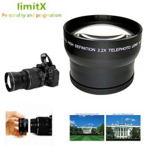 파나소닉 LUMIX FZ1000 Mark II DMC-FZ1000 카메라/HC-VX1 VX1 HC-VXF1 VXF1 캠코더용 2.2 배 확대 망원 렌즈, Adaptall-2