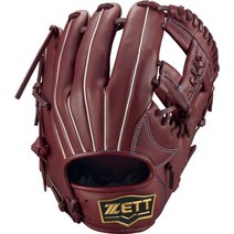 제트ZETT 연식 야구 글러브 소프트 스티어 올라운드 3 BRGB35210 엘리트 고급 선수, 보르도 브라운