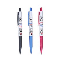 제노 앵그리리틀걸 저점도 볼펜 0.5mm 볼펜똥이 안나오는볼펜, 청색, 제노 앵그리리틀걸 볼펜 0.5mm