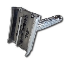 도루코 클래식 안전면도기 옛날 이발소 양날형 세트, 면도기1개 + 면도날 1개