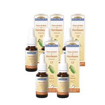 Hornbeam 25ml Biofloral Fleurs De Bach 17, 5팩