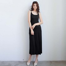 달모아 모달 홈웨어 여름 여성 나시 롱원피스 잠옷