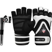 RDX 무게 Lifting 글러브s 체육관 긴 Wrist 서포트 스트랩 블랙 S, 224423 S