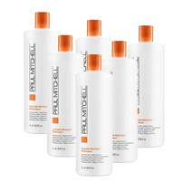폴미첼 컬러 프로텍트 샴푸 애드 프로텍션 염색모발용 1L Paul Mitchell Color Protect Shampoo, 6개