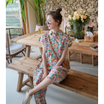 유숀 페니플라워점프수트